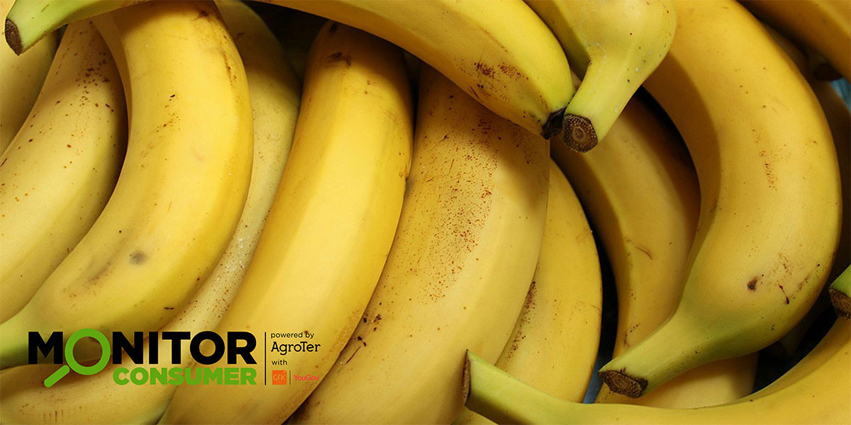 Banane: al Nord consumi superiori del 50% rispetto al Sud